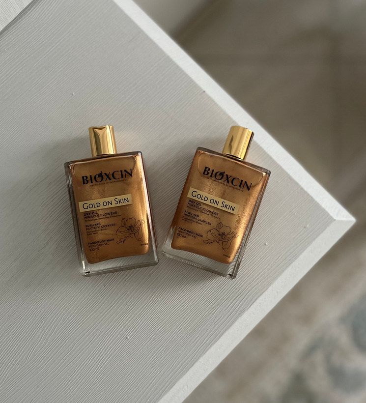 روغن خشك شيمردار آبرسان و مغذي GOLD ON SKIN بيوكسين